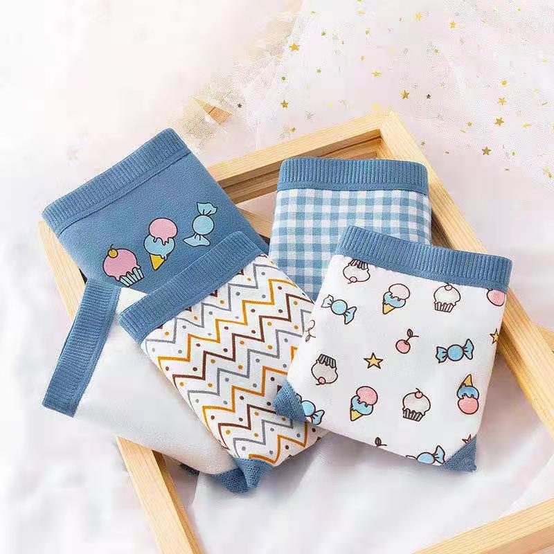 HOHO_HWANG (C-115) CD imut fashion Undies Celana Dalam Wanita Corak high quality katun import-3