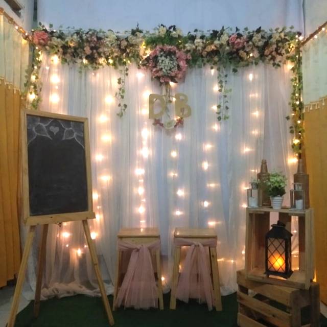  Backdrop  murah backdrop tunangan  photobooth Shopee Indonesia