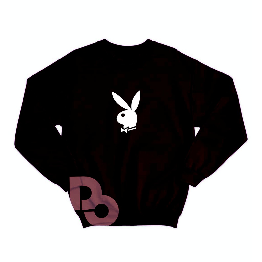 jaket sweater logo playboy premium