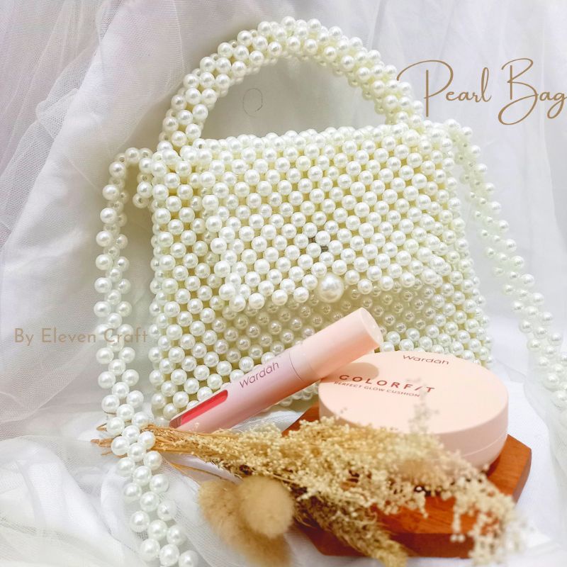 Pearl Bag/Tas manik manik/Beaded bag/Tas Monte