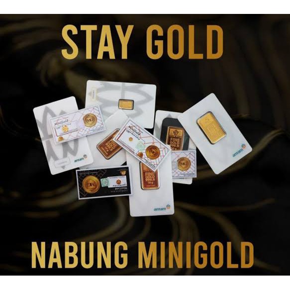 Mini Gold 0.5 gram Emas Mini / Logam Mulia Murni 24 K