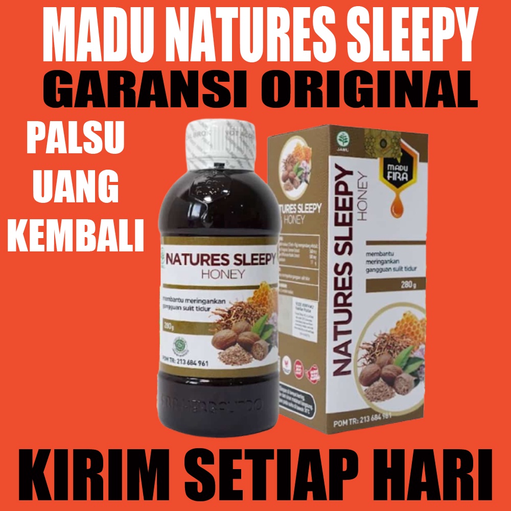 MADU NATURES SLEEPY HONEY NATURE SLEEPY MADU NATURES SLEPPY HONEY ATASI INSOMNIA SUSAH TIDUR LEBIH A