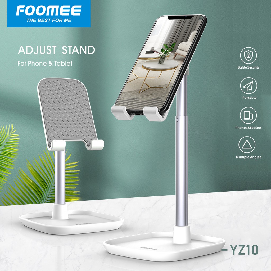 Adjustable Stand Handphone Stand Tablet Foomee YZ10 Stand Ipad