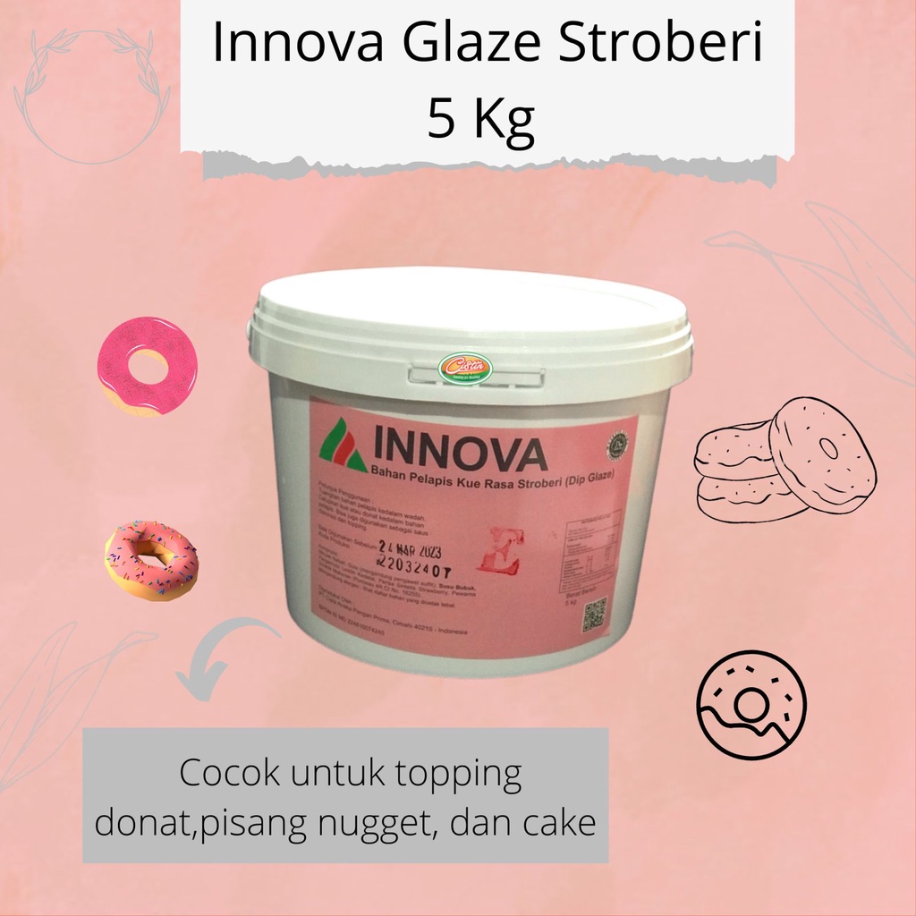 

INNOVA GLAZE STROBERI 5 KG