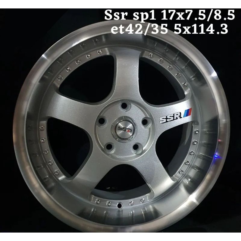 velg ssr sp1 r17 velg racing mobil ssr sp1 ring 17