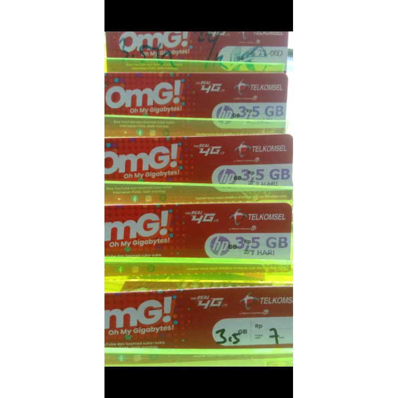 Voucher Telkomsel 3,5 GB