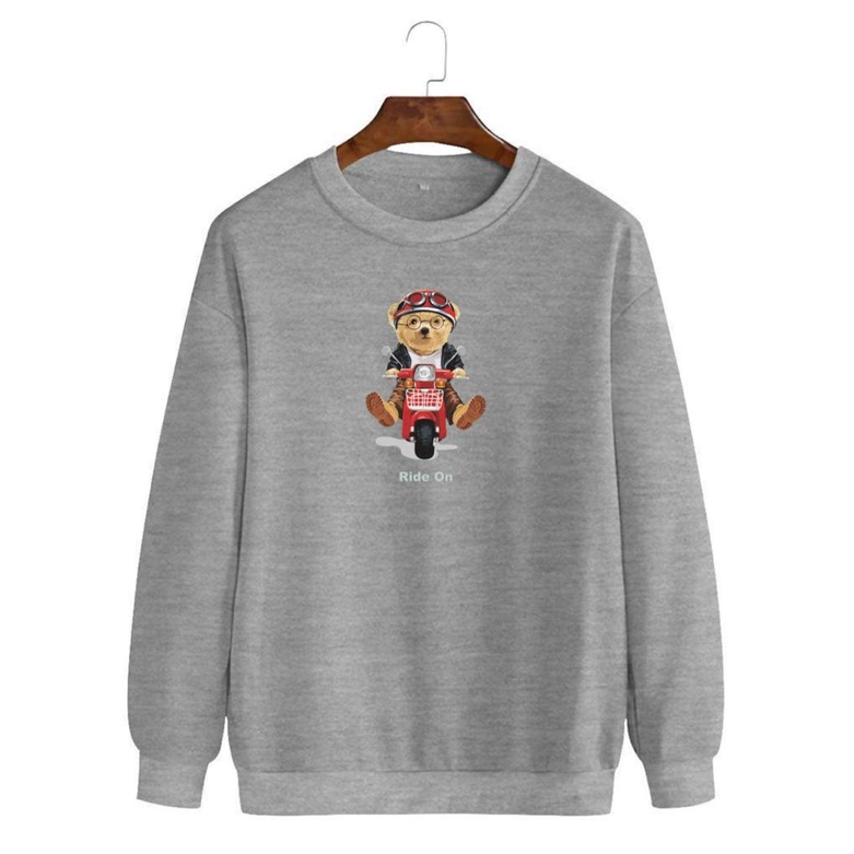 Noveli wear - Sweatshirt roughneck | sweater crewneck basic unisex distro 7807