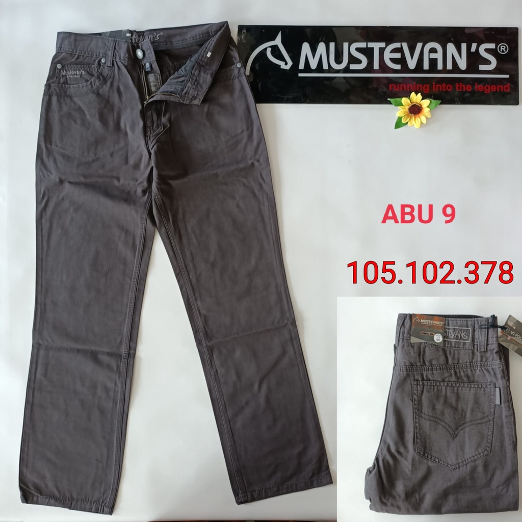 gof 33-38  MUSTEVANS CELANA POCKET Panjang Pria (Harga Promosi) Celana Casual Panjang Bahan Chinos Semi Import Halus