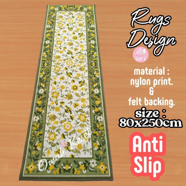 Jual Keset Dapur Panjang/Runner Permadani 80x250cm Indonesia|Shopee