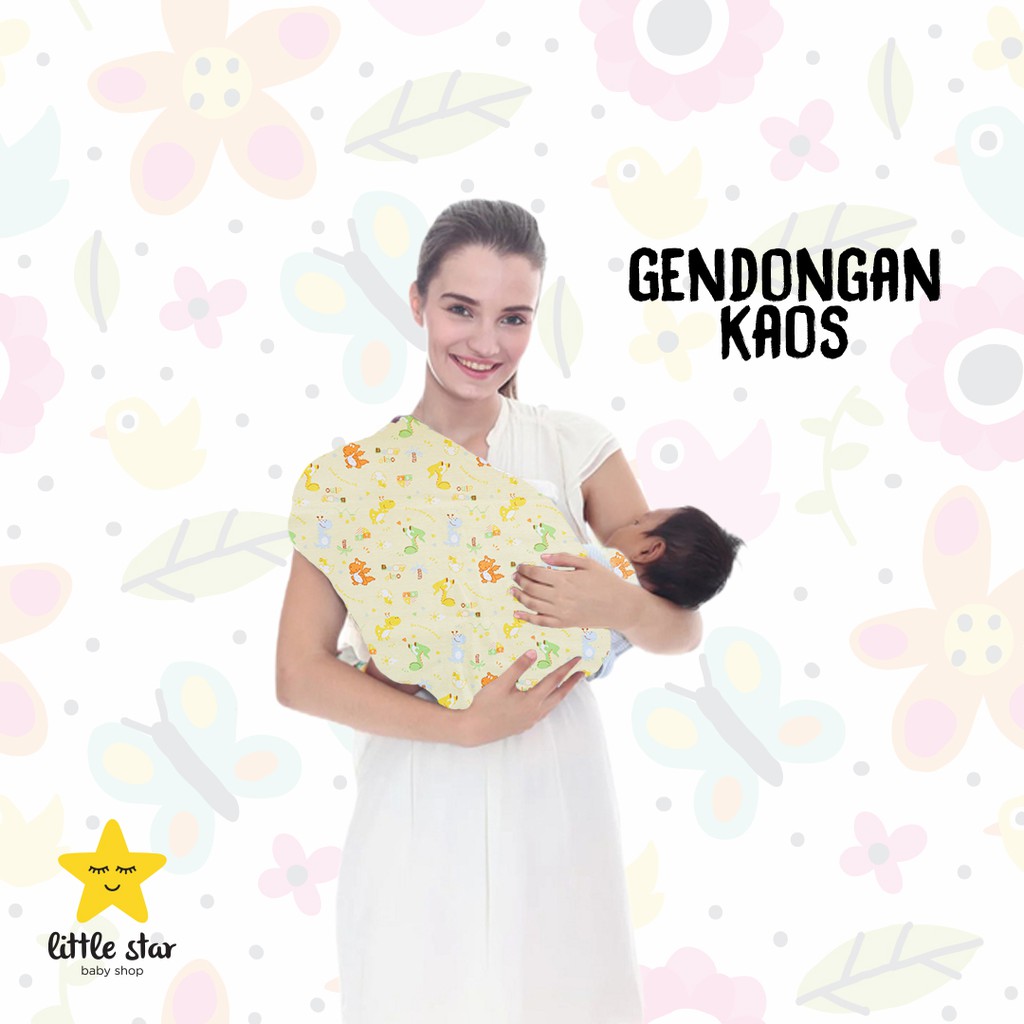 Y Lin Gendongan Kaos Motif | Geos Samping Anak Bayi Cewek Cowok Boy Girl