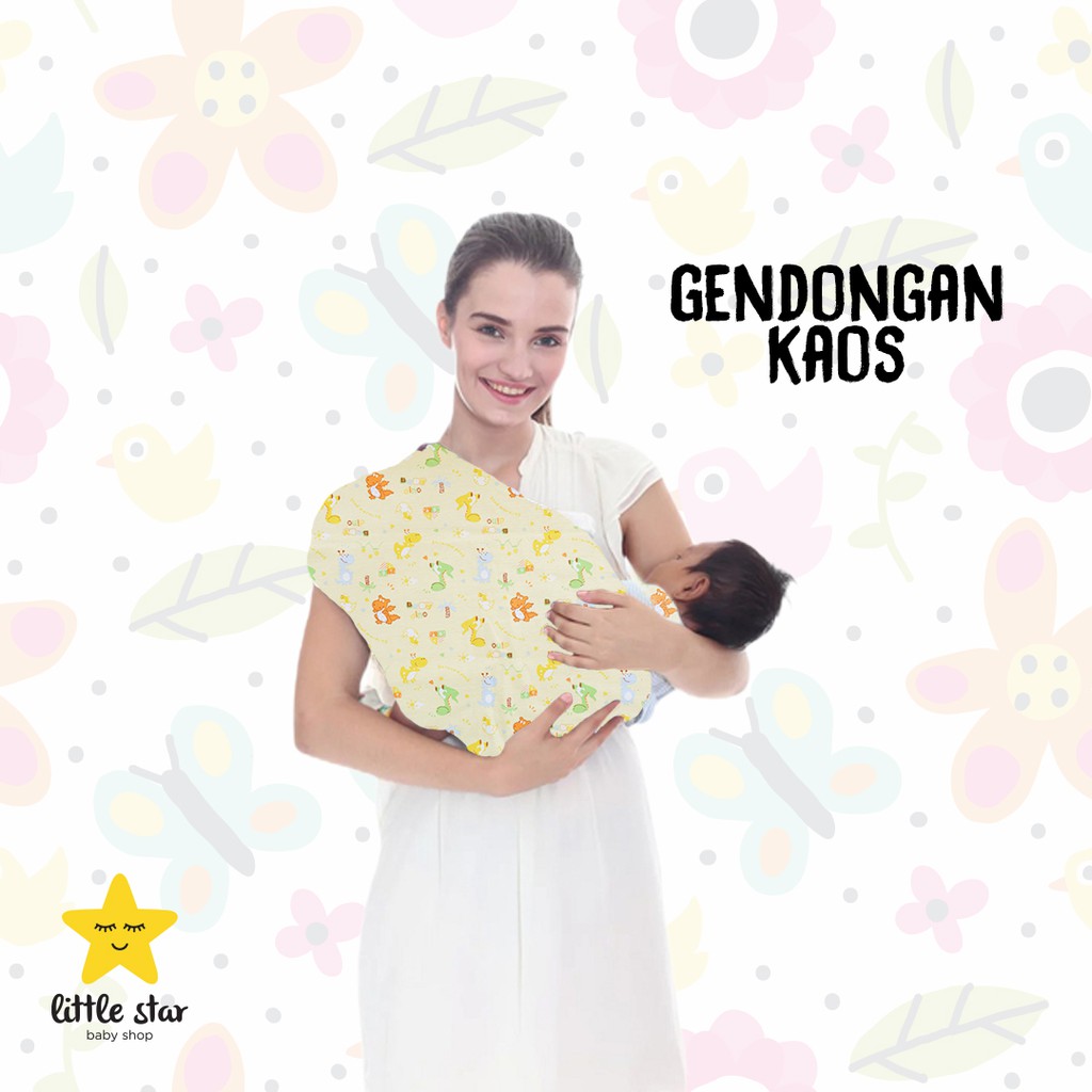 Y Lin Gendongan Kaos Motif | Geos Samping Anak Bayi Cewek Cowok Boy Girl