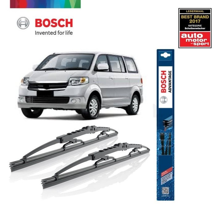 Wiper Blade APV BOSCH Sepasang Advantage 16-16&quot; ORIGINAL