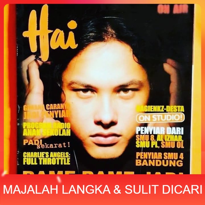 Majalah HAI No.25 Jun 2003 Cover NICHOLAS SAPUTRA Langka