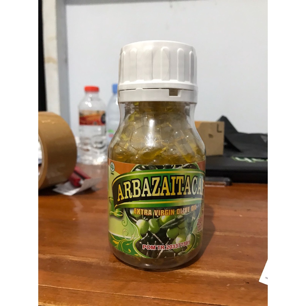 OLIVE OIL Extra Virgin Arbazaitacaps Solusi Penurun Tekanan Darah Tinggi Isi 200 Kapsul ORIGINAL