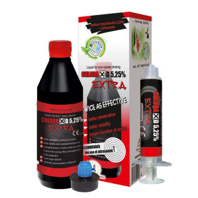 Halodent Dental Chloraxid 5,25% Extra NaOCl Surfactant Cerkamed