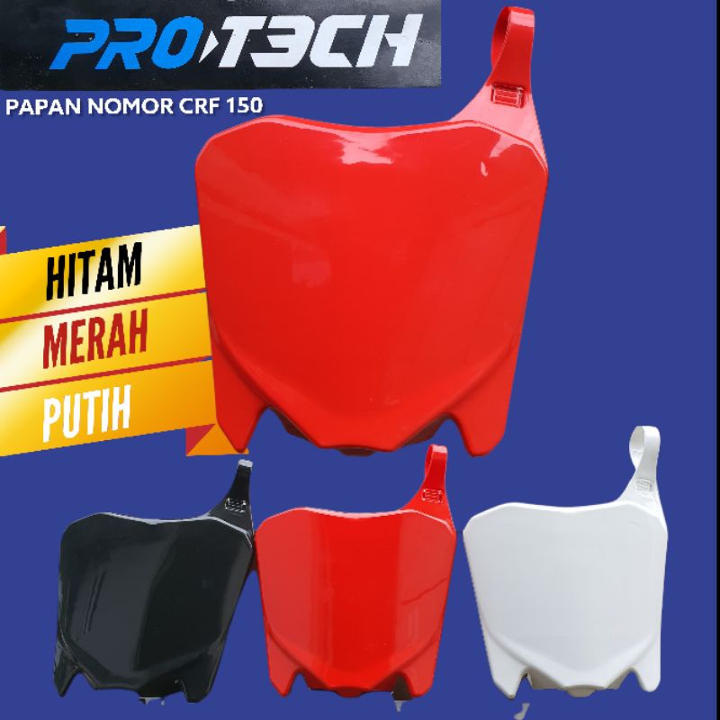 papan  nomor crf 150 /  dudukan plat nomor crf  /papan nomor crf