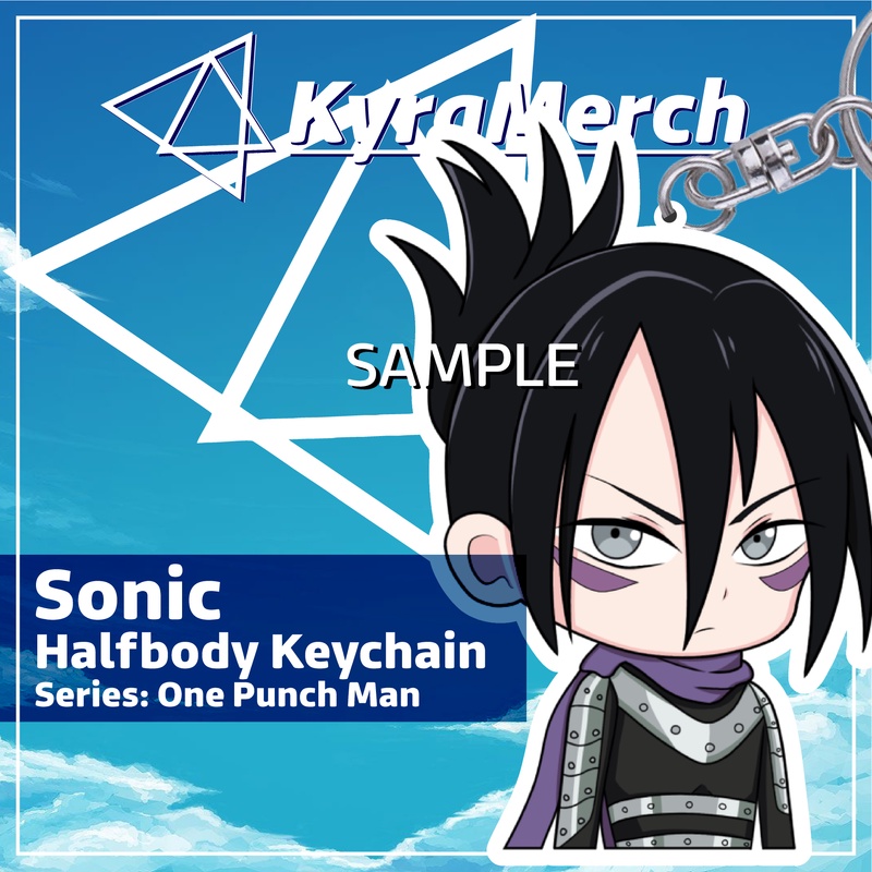 Keychain Halfbody One Punch Man Sonic
 | KyraMerch Anime Fanmerch Dealer