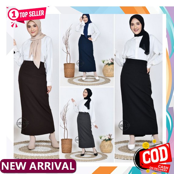 Hot Sale - Rok Rajut Korea/Rok Span Vintage Korean Skirt/ Rok Putih Panjang Rok Kekinian ,. Rok Kerj