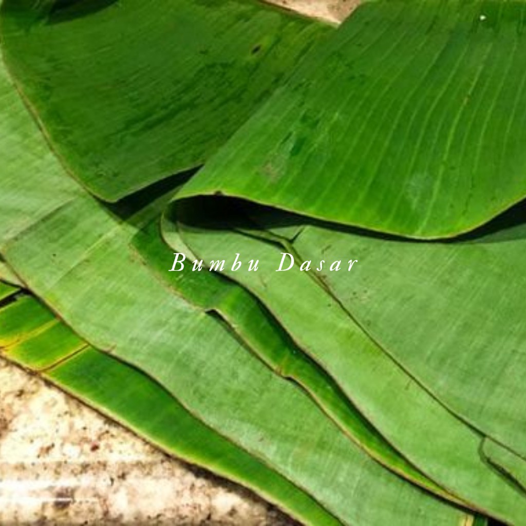 

Bumbu Dasar - Daun Pisang Segar 250 Gr