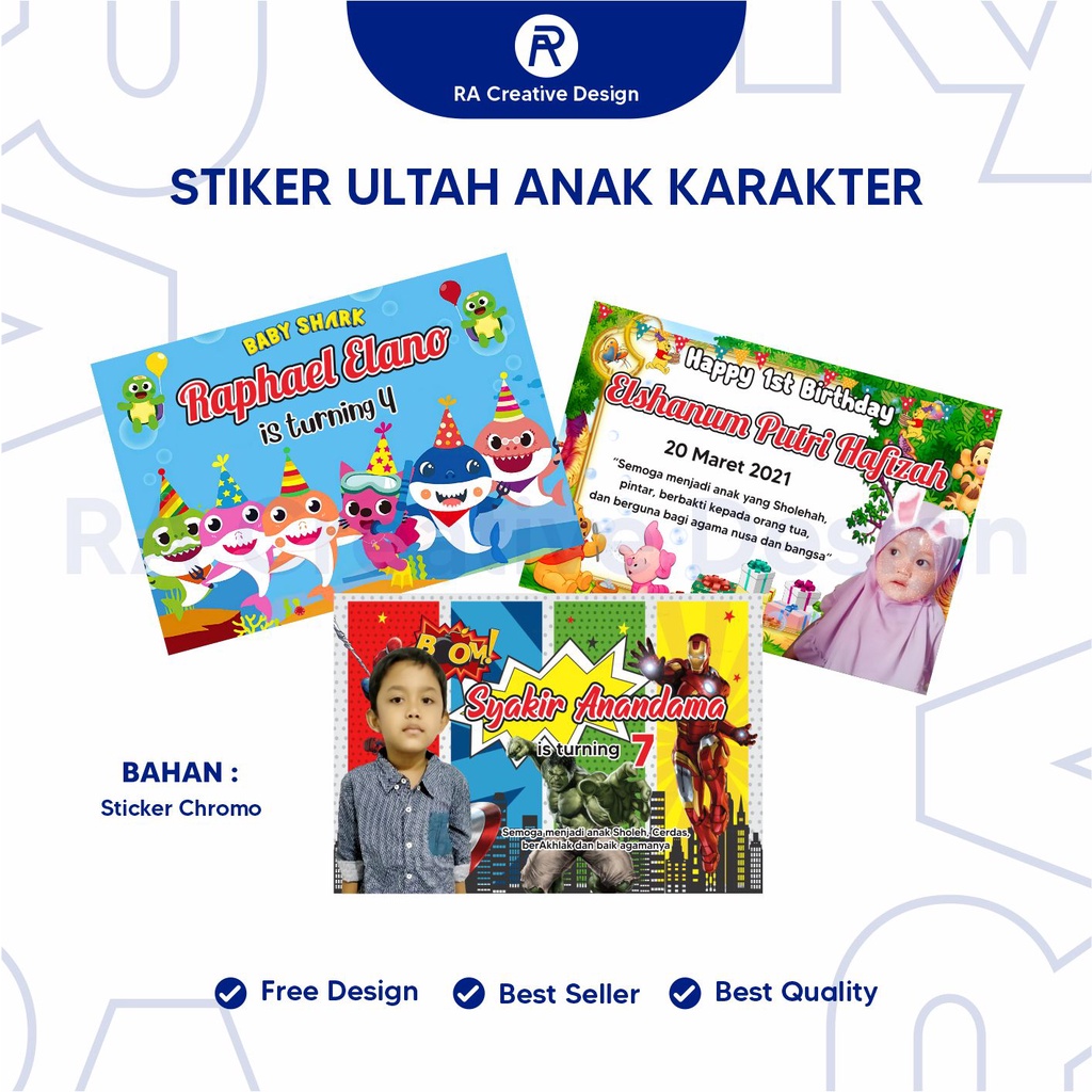 

Stiker Label Ulang Tahun | Stiker Label Makanan