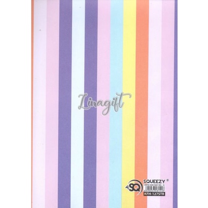 ( 5 Lembar ) KERTAS KADO SQ DOFF - GIFT WRAPPING PAPER STRIPED PURPLE ZIGZAG POLKADOT PASTEL UNGU STAR EUSTHATIC VINTAGE MACCAROON COLOR