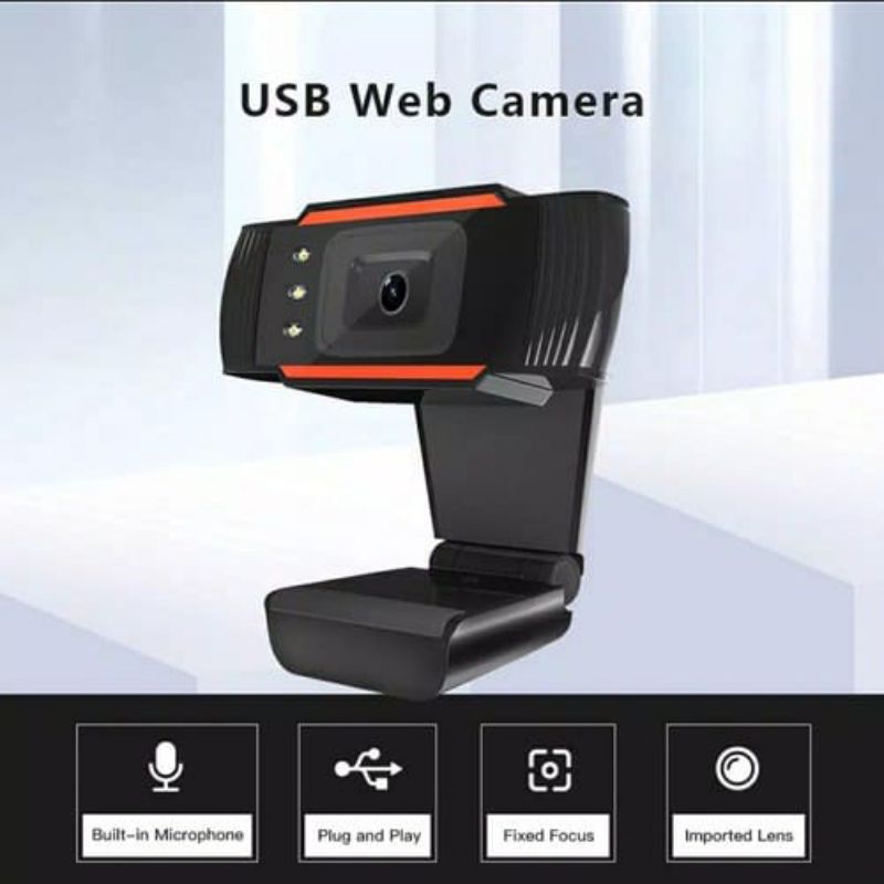 CAMERA USB WEBCAM HD WEB-01 720P KAMERA WEBCAM LAPTOP KOMPUTER PC