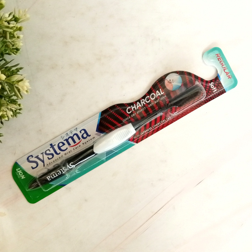 Systema TB Charcoal Regular Soft&amp;Power Clean Big Head Soft