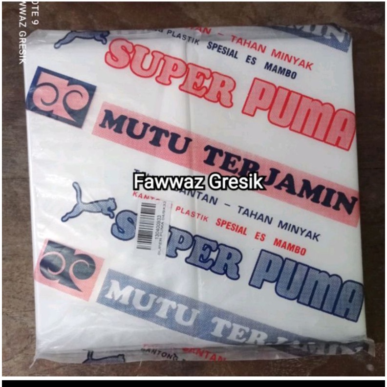 Plastik PE 4 X 20, Plastik PE Super Puma 4x20 cm Plastik Es Mambo Panjang 4 X 20