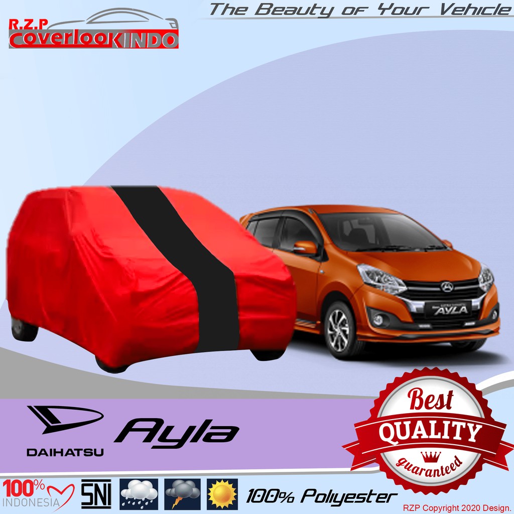 COVER MOBIL AYLA SELIMUT MOBIL AYLA SARUNG MOBIL AYLA BAHAN TEBAL