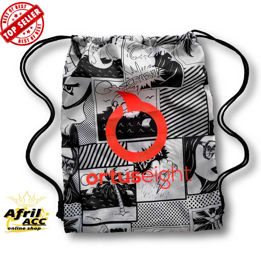 &quot;AFRIL ACC&quot; Tas Serut Tas Serut Fashion Tas Futsal Tas Bola Tas serut motif koran