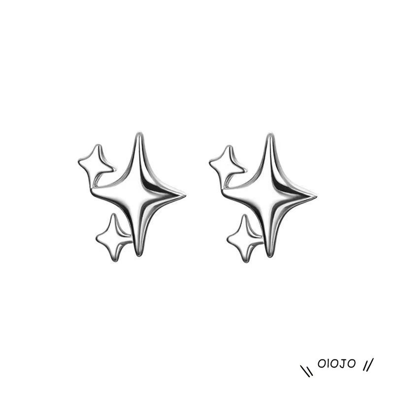 【COD】Anting Tusuk Sterling Silver 925 Desain Bintang Untuk Wanita