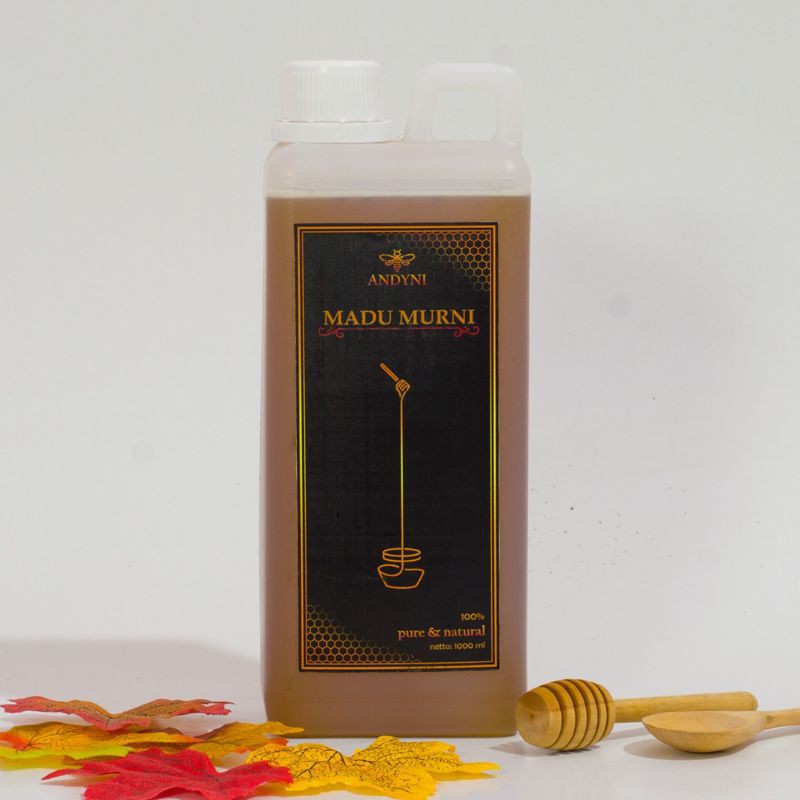 

Madu Manis Bunga karet / Madu 100% Murni ANDYNI 1 Liter