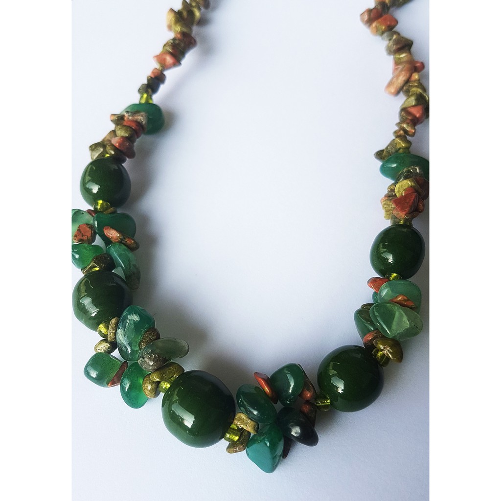 KALUNG WANITA MURAH HIJAU - ASLI KALIMANTAN