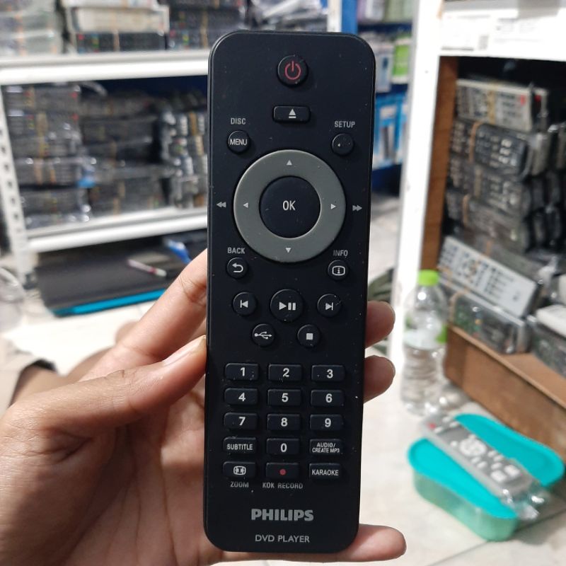 REMOTE REMOT DVD PHILIPS PLAYER ORIGINAL ASLI