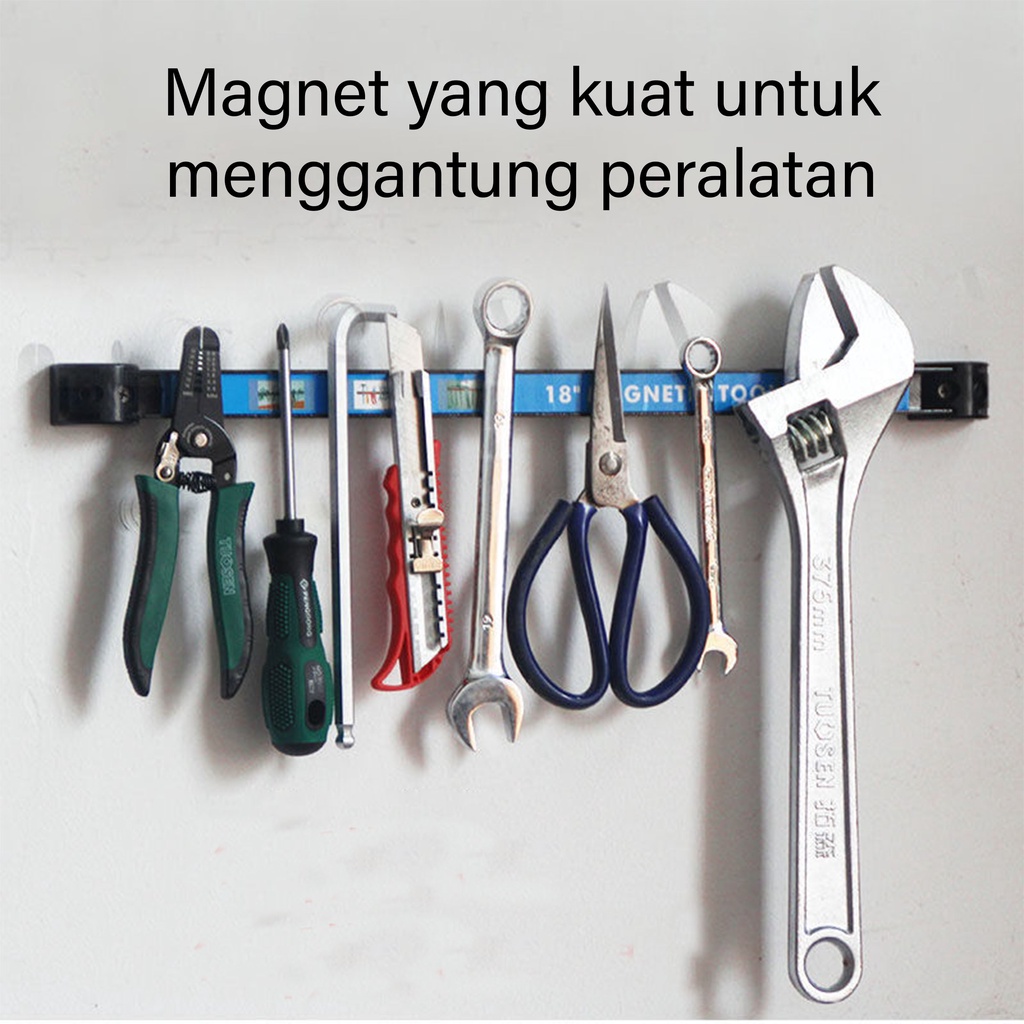 Magnetic Magnet Tool Tempat Perkakas Pisau Magnet Knife Holder Tongkat Magnet