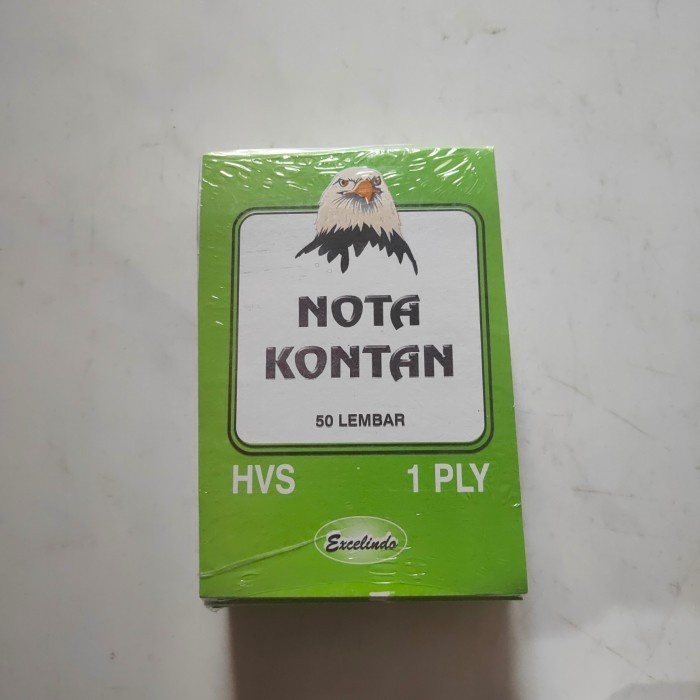 Buku Bon Nota Kontan Kecil Rangkap 1 ply Excellindo isi 10 buku