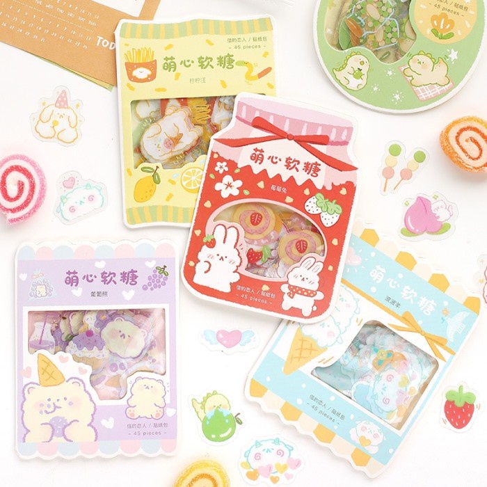 

45pcs Cute Animal Waterproof Sticker (LAST STOCK)