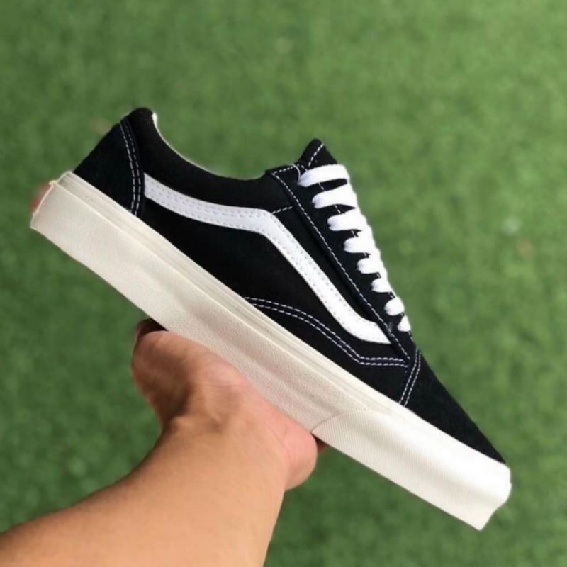 [BISA COD] SEPATU VANS OLDSKOOL OG BLACKWHITE