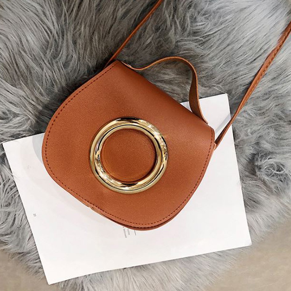 tas selempang mini gold circle shoulder bag (3H4) bta419