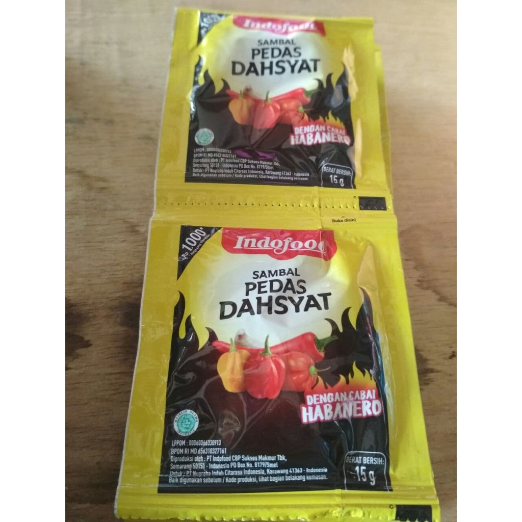 

Indofood Sambal Pedas Dahsyat