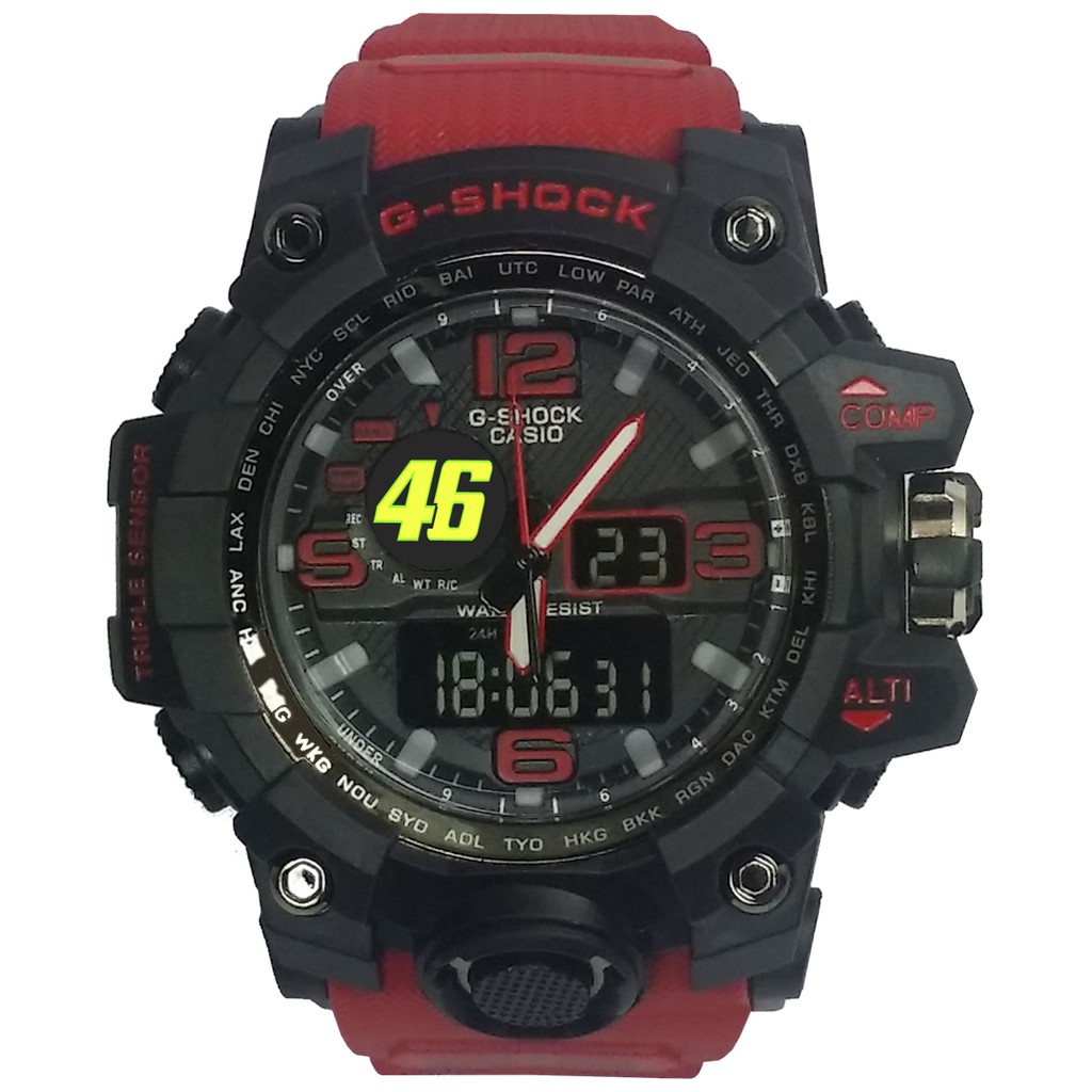 Exclusive Jam VALENTINO ROSSI 46 Double Time (Tali Merah)