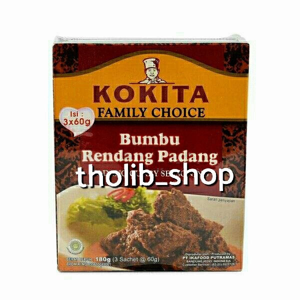 

Kokita bumbu rendang padang (3 x 60) 180gr