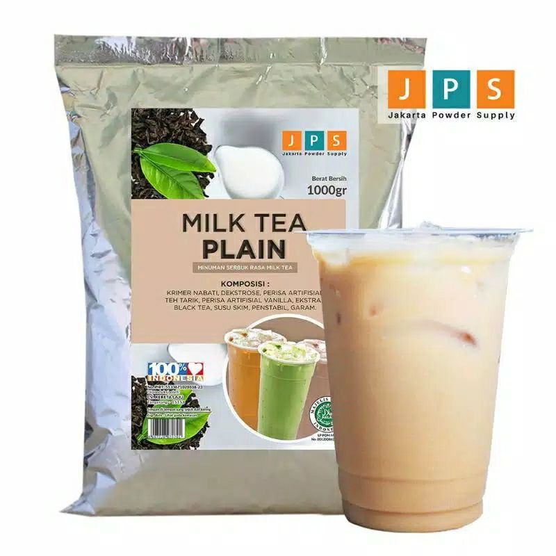 

JPS BUBUK MINUMAN MILK TEA/BUBUK MILKSHAKE KEMASAN 1KG