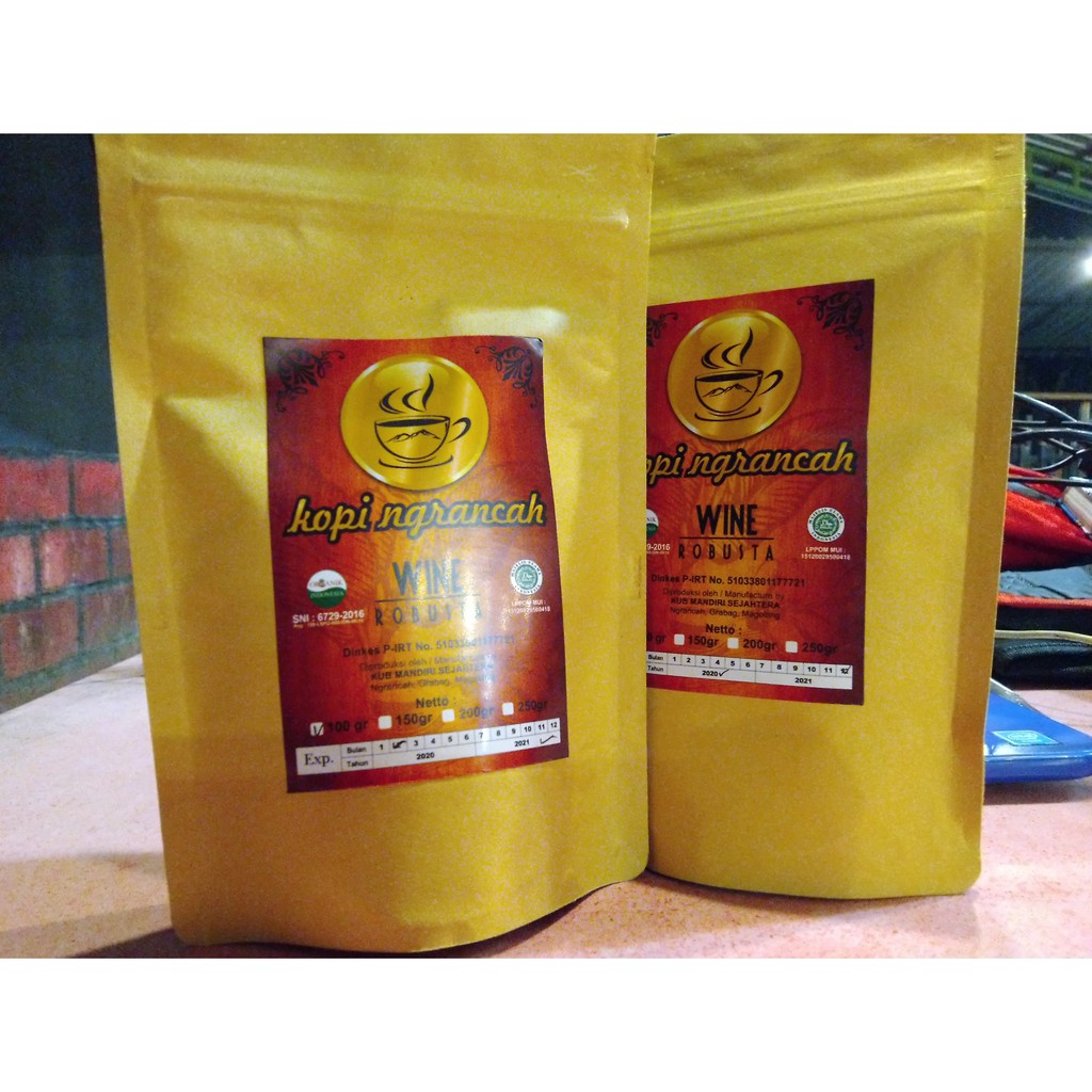 

KOPI BUBUK WINE ROBUSTA 1kg (Kopi Ngrancah)