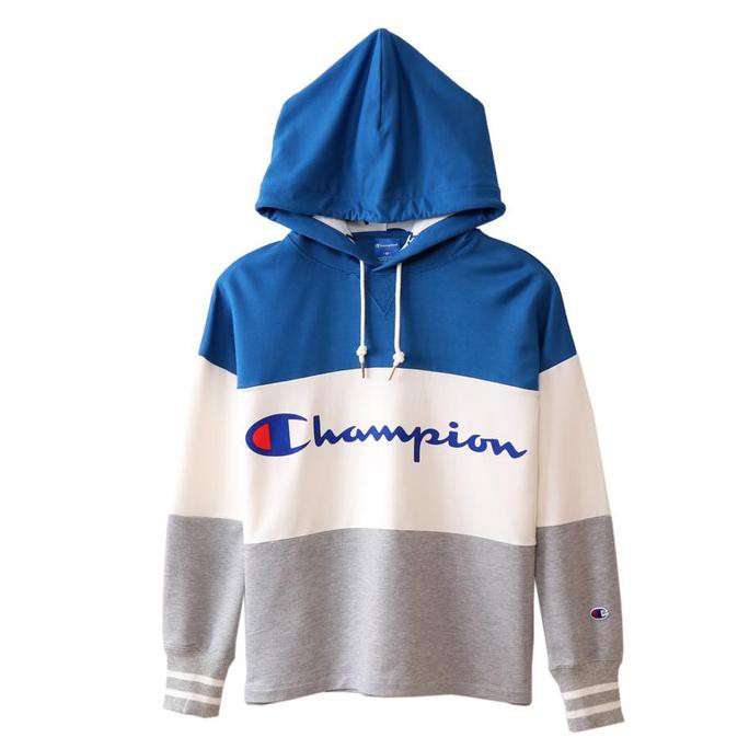 champion tri color hoodie