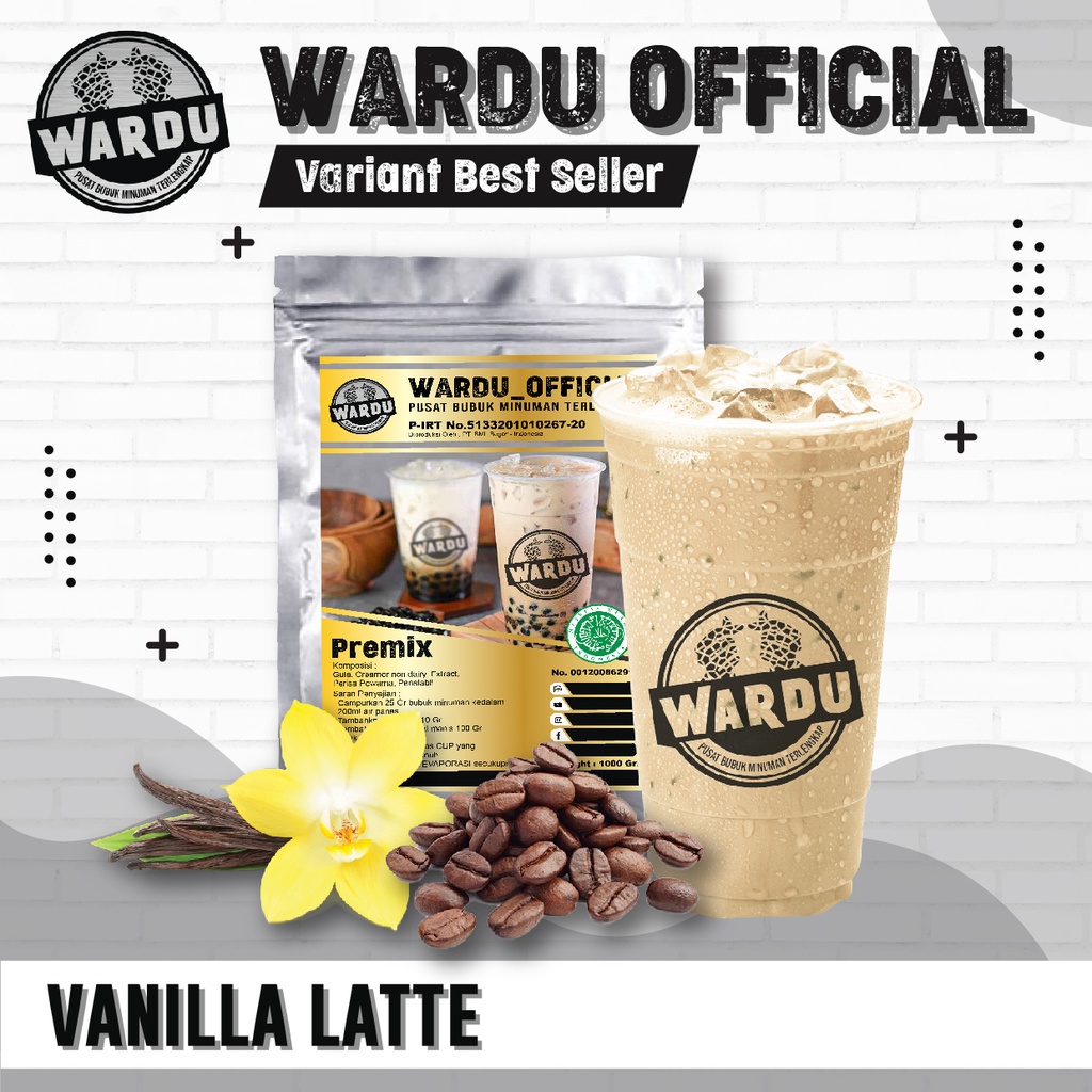 

Bubuk minuman rasa VANILLA LATTE 1kg / VANILLA LATTE Powder Drink 1kg / Powder drink / Varian VANILLA LATTE//BEST SELLER