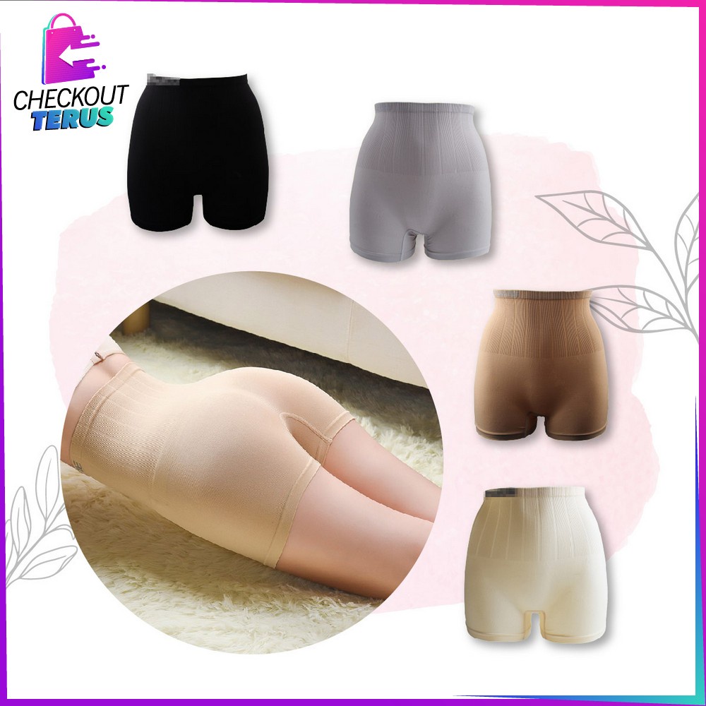 CT P35 Celana Korset Munapi Pelangsing Celana Pengecil Perut Underwear Wanita Highwaist Slimming Pants Celana Pengecil Perut