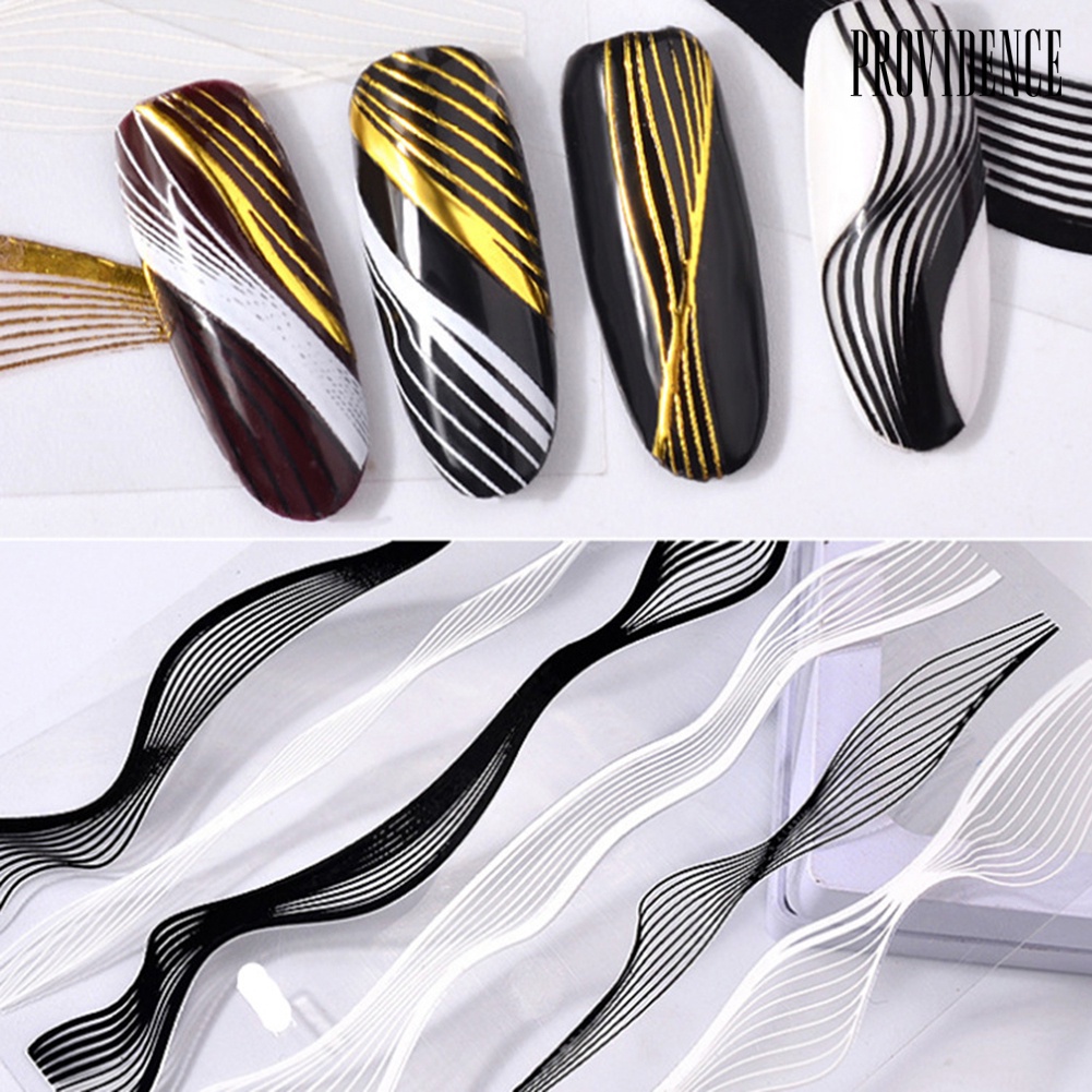 Providence Waterproof 3D Nail Sticker Striping Tape Line DIY Foil Manicure Adhesive Decal