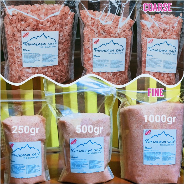 

New Arrival - Garam Himalaya Kasar / Pink Salt / Himsalt Coarse 1Kg