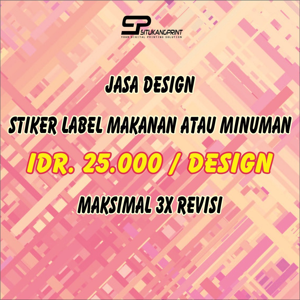 

Jasa Design Stiker Label Makanan dan Minuman